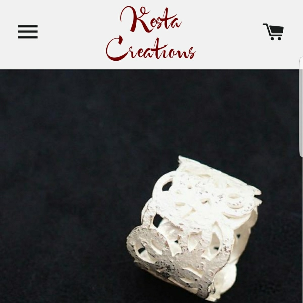 Kesta Creations 925 Silver Designer Band Ring